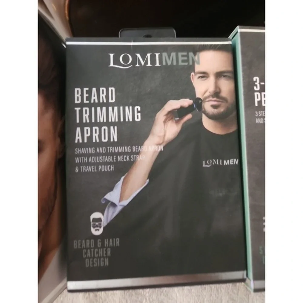 Lomimen precision beard‎ trimmer, Beard Trimming Apron, 3-N-1 Pedicure Pod NEW